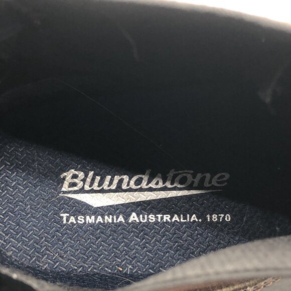 Blundstone Chelsea Boot Mens Size AU 7.5 US 8.5 #500 Stout Brown Leather Pull On - Picture 11 of 15